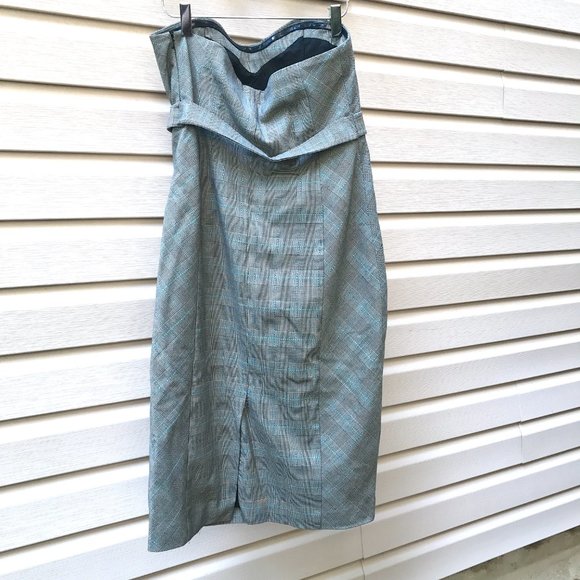 Anthropologie Floreat Doubly Adorned Plaid Dress - Picture 5 of 13